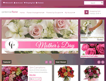 Tablet Screenshot of centennialflorist.com.au